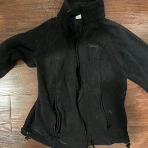 Columbia black two pocket zip up jacket